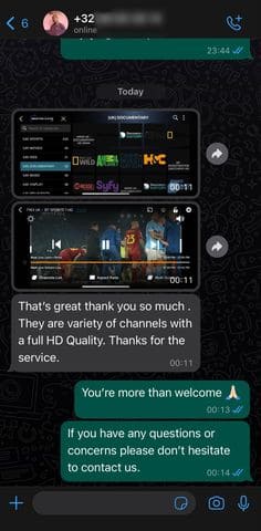 Customer testimonial screenshot 3